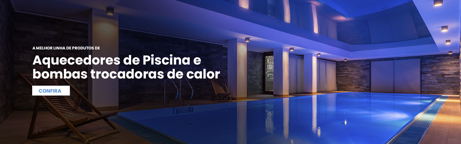 Aquecedores de Piscina Maxtemp e bombas trocadoras de calor de alta performance